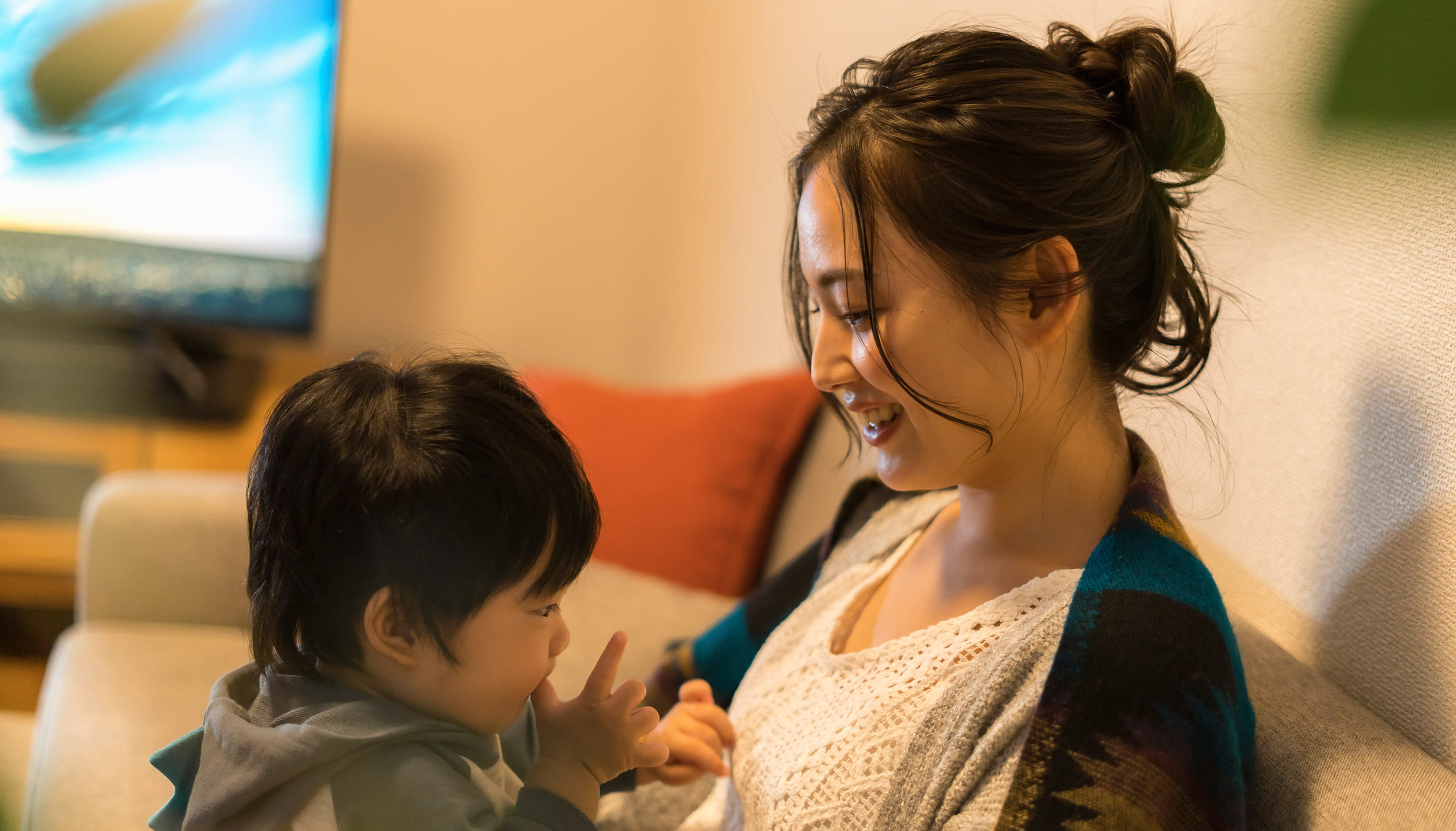 ほっとする、「 我が家を。 」