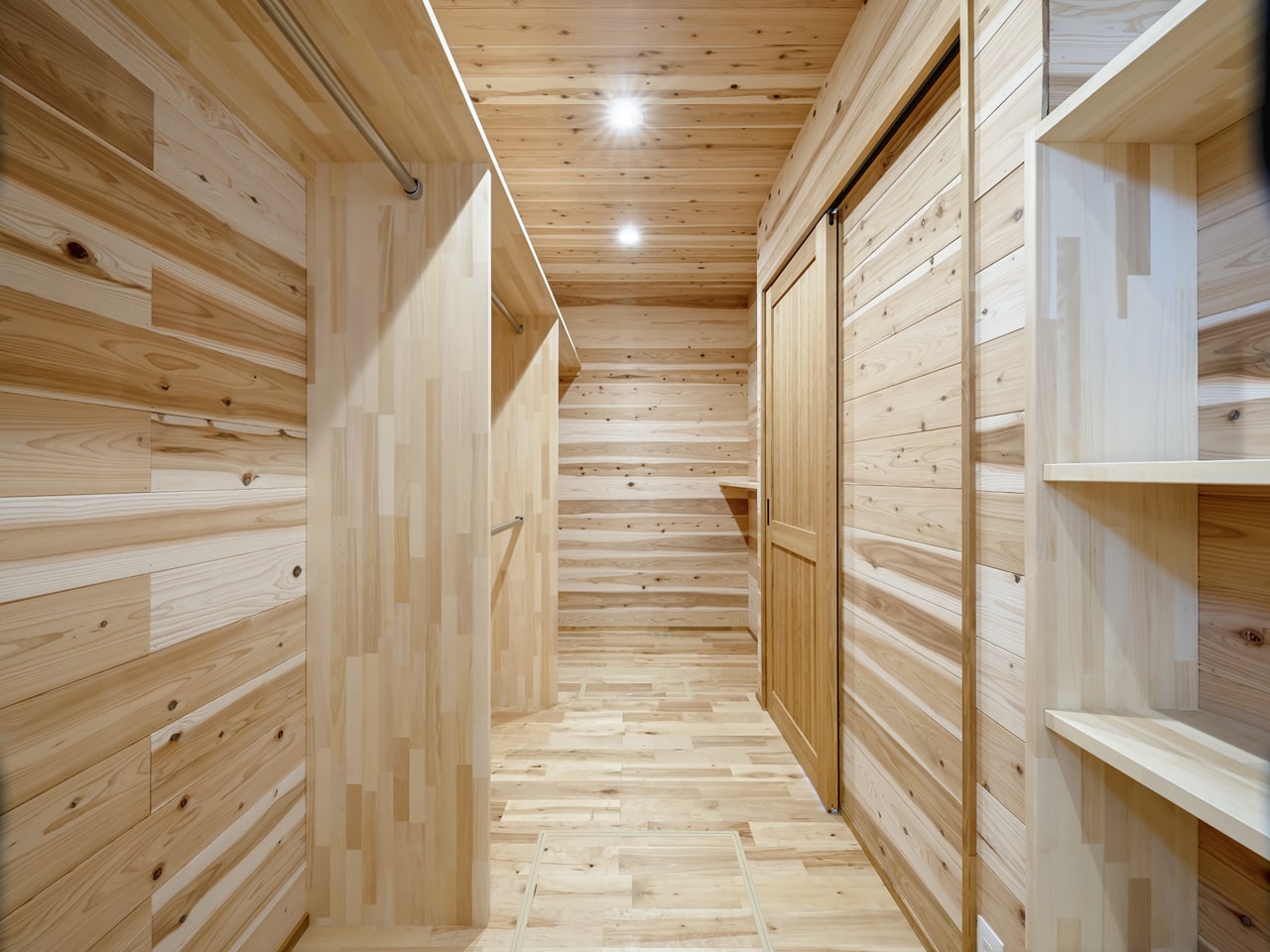 無垢材を使った建具