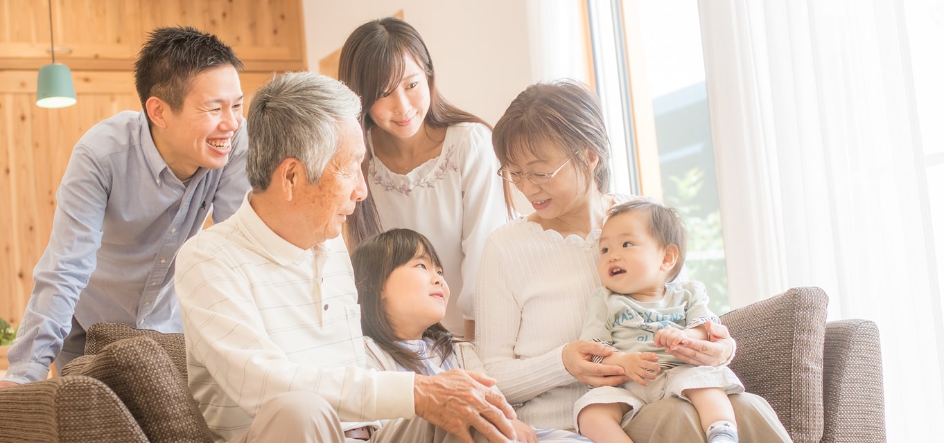 家族団欒の様子