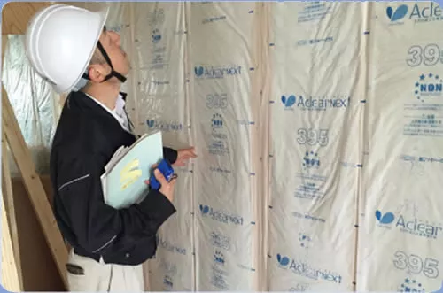 【6】壁・屋根断熱材施工完了後ボード施工前監査