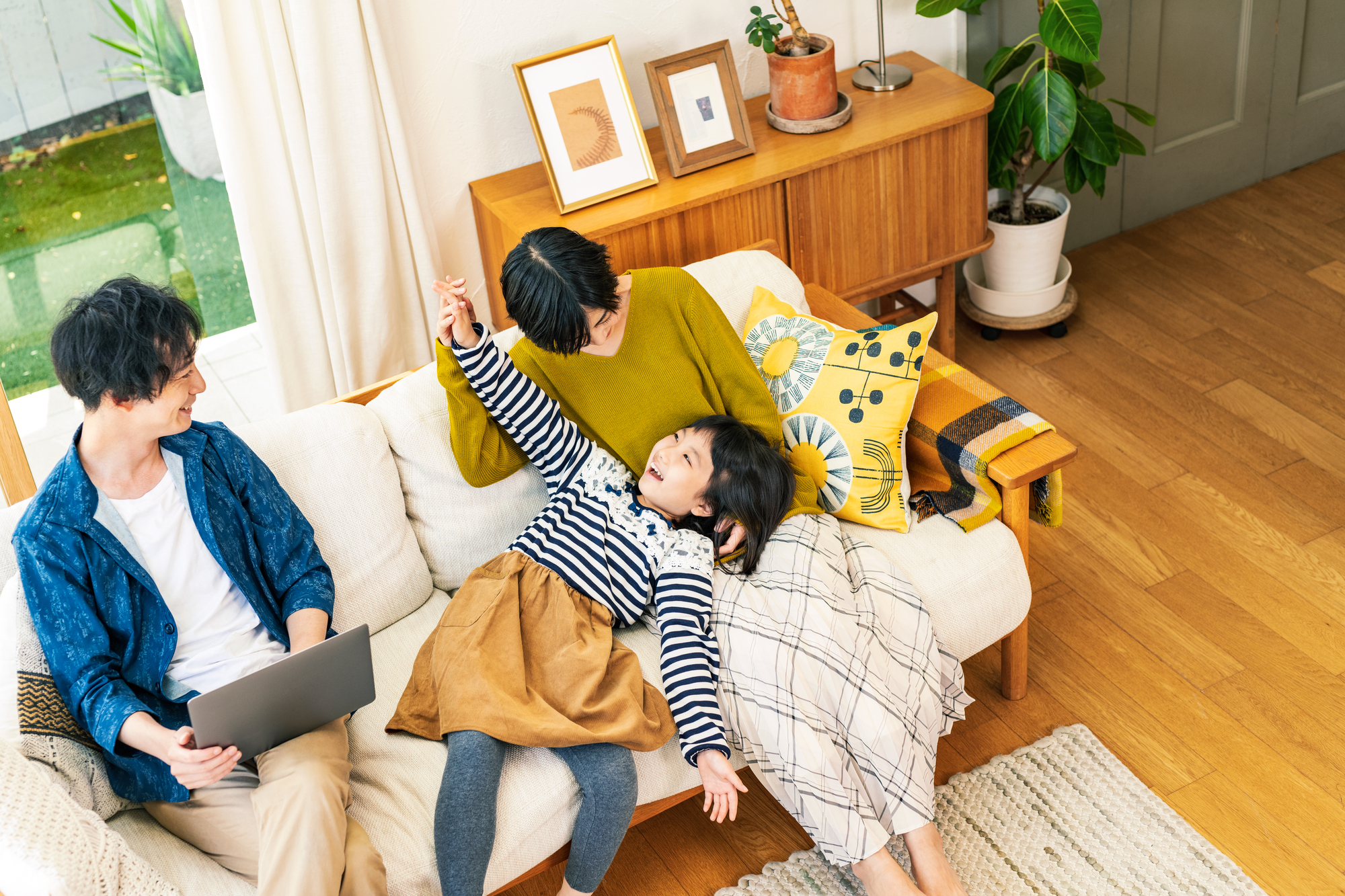 年中快適。全館空調で家中どこでも快適空間に。